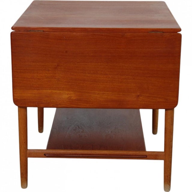 1960s Sewing Table in Teak and Oak by Hans Wegner, 1960s For Sale - Image 5 of 13
