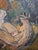 Art Nouveau Aesthetic Movement Allegorical Painting, Leda and the Swan, Early 20th Century by Fernand Allard l'Olivier For Sale - Image 3 of 12