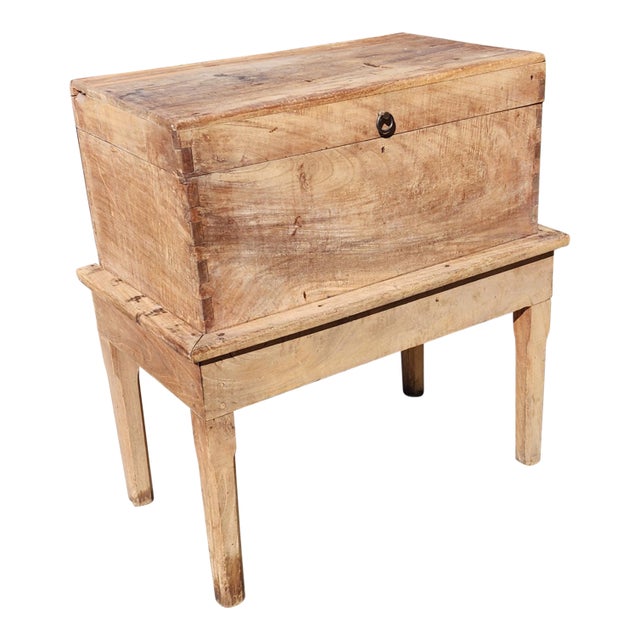 1960s Mexican Chest on Stand For Sale