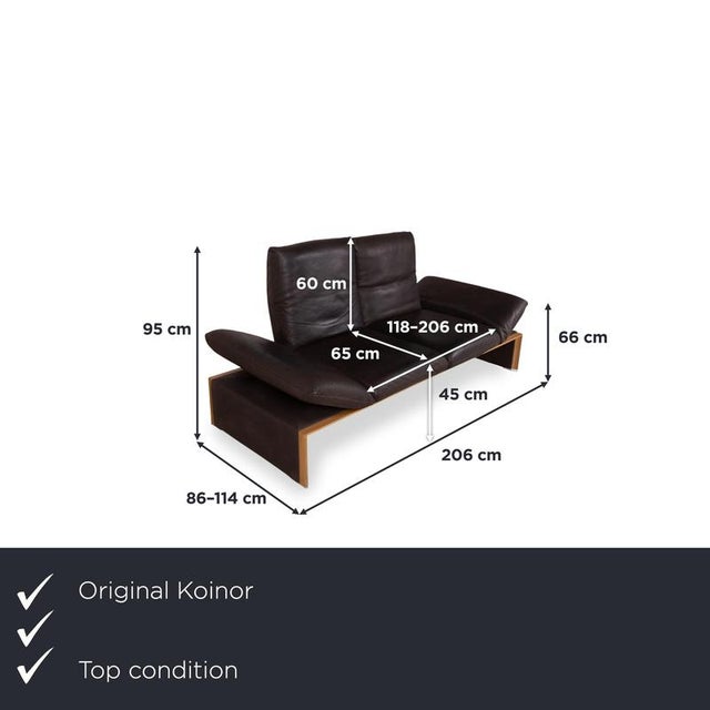 with the Koinor Harriet, you get a two-seater sofa that features a striking light wood frame. The frame runs like a...