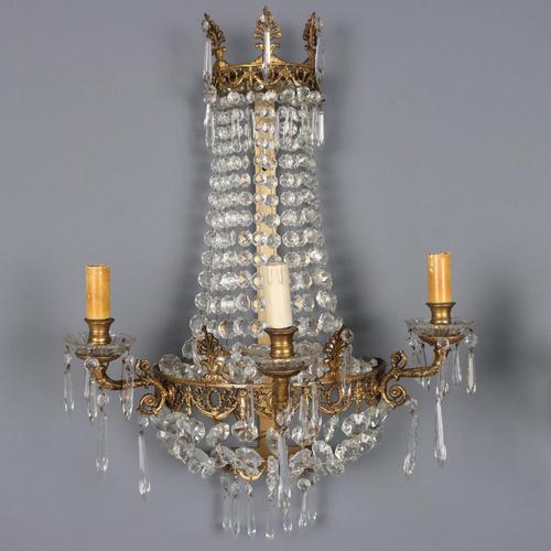 Wall Lamps in Gilded Bronze, Set of 2 For Sale - Image 5 of 9