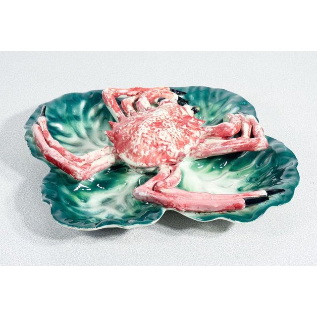 Ceramic Appetizer Crab Dish For Sale - Image 6 of 9