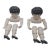 Vintage Art Deco Porcelain Doll Parts, Set of 10 For Sale