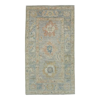 Turkish Oushak Rug 1'9" x 3'3" #17324 For Sale