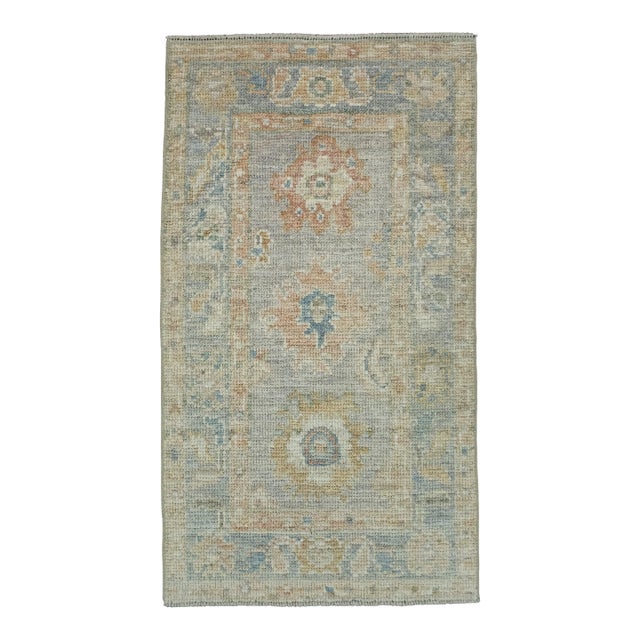 Turkish Oushak Rug 1'9" x 3'3" #17324 For Sale