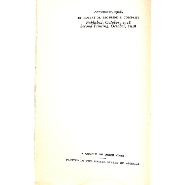 "A Couple of Quick Ones" 1928 Hatch, Eric For Sale - Image 4 of 6