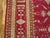 Mid 20th Century Impressive Red and Yellow Color With Geometric Design Antique Indian Rug For Sale - Image 5 of 8
