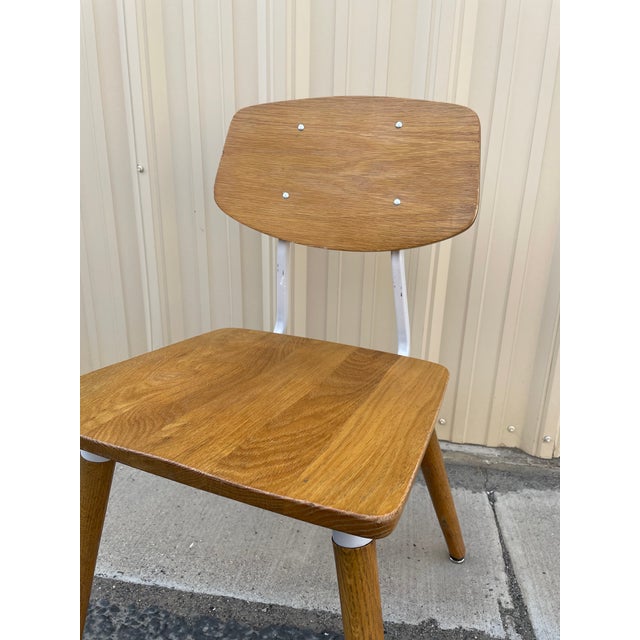Vintage Mid Century Modern Wooden School Chair Chairish