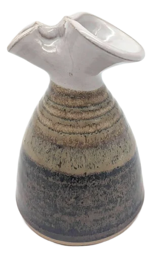 1980s Doe Ridge Studio Glazed Stoneware Bud Vase