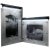 Large Urban Art Sculpture With Photo Transparency and Lucite "Diptych 2" For Sale - Image 9 of 10