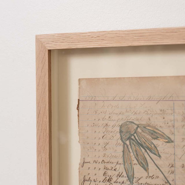Wood Floral Study VII by Afsoon Thayer For Sale - Image 7 of 10