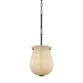 Hudson Valley Lighting Nevins 10 in. 1 Light Pendant in Distressed Bronze Finish For Sale