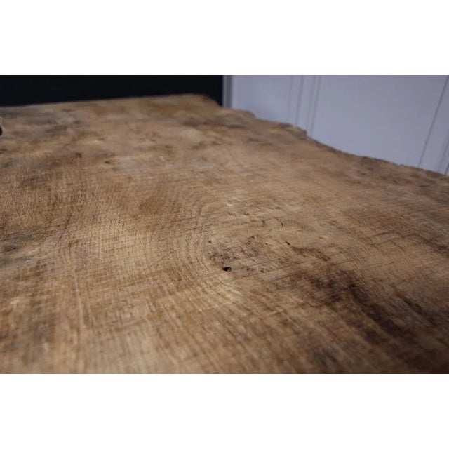 Brown Industrial Style Coffee Table For Sale - Image 8 of 16