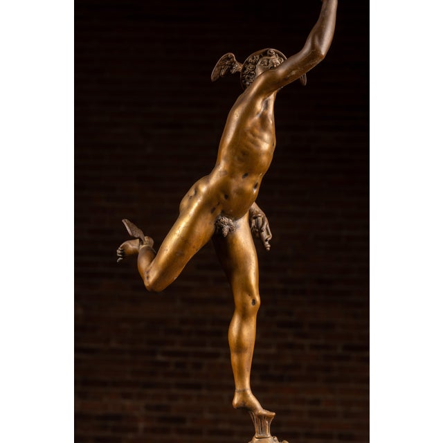 Vintage After-Giambologna Bronze "Hermes" Figure For Sale In Chicago - Image 6 of 8