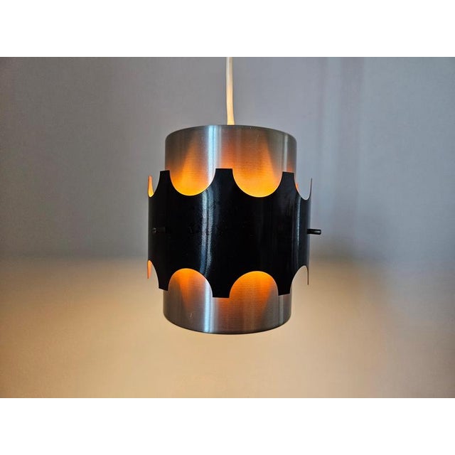 Vintage Pendant Lights in the style of Jo Hammerborg, 1970s, Set of 3 For Sale - Image 14 of 16