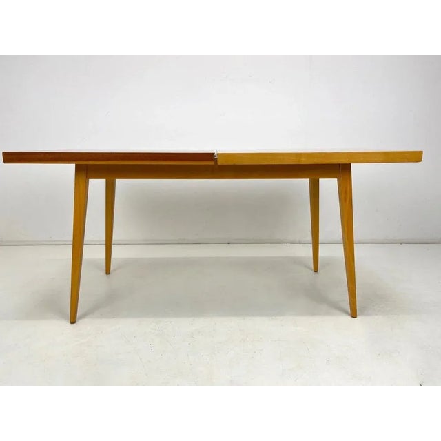 1960s Vintage Coffee Table in Gloss Finish, Czechoslovakia, 1960s For Sale - Image 5 of 7