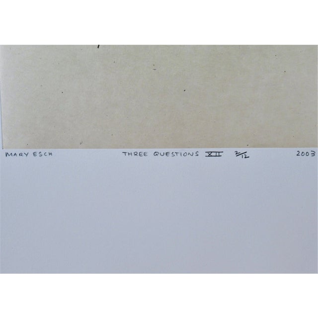 Early 21st Century Mary Esch, Three Questions #XII, 2003 For Sale - Image 5 of 7