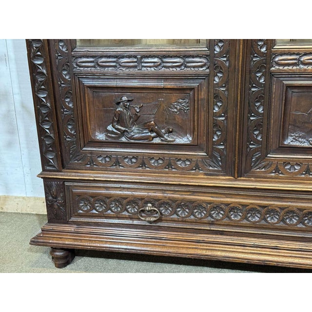20th Century Breton Chestnut Bookcase For Sale - Image 18 of 18