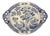 Antique Japanese Blue and White Imari Dish, 1900s For Sale