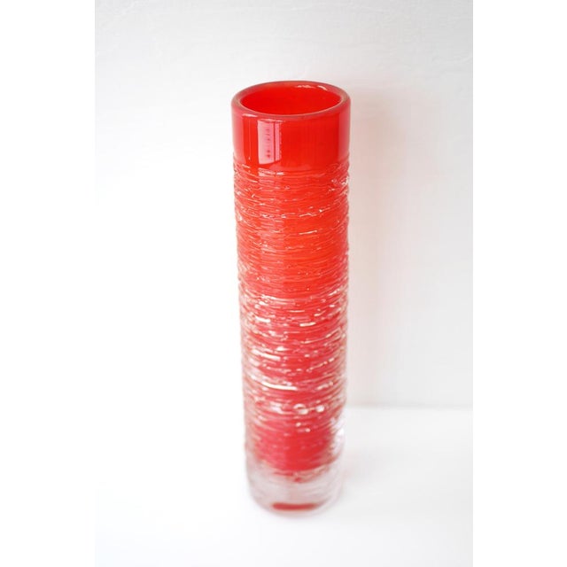 Glass Vase by Edenfalk, Skruf, Sweden For Sale - Image 6 of 13