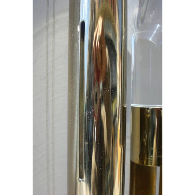 Mid 20th Century Unique Floor Lamp With Lucite Prisms For Sale - Image 5 of 5