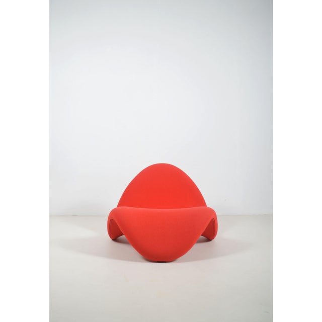 Red Red F577 Tongue by Pierre Paulin for Artifort For Sale - Image 8 of 10