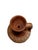 Wood Greek Wood Lekythos by Contemporary 20th C. Greek Ceramist Amphora v. Pertacopoulos. For Sale - Image 7 of 10