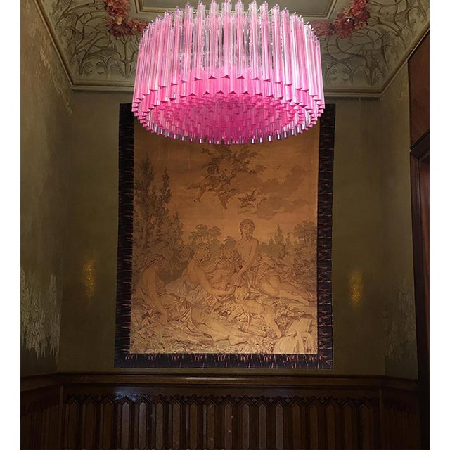 Triedri Murano Glass Chandeliers, Set of 2 For Sale - Image 6 of 18