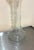 Mid-20th century Blenko style extra-large glass double/floating votive or candle vase; two parts--the tall base and the...