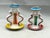 Vintage mid century candlesticks by Giovanni DeSimone, signed and marked “Italy” on the base with model numbers. Featuring...