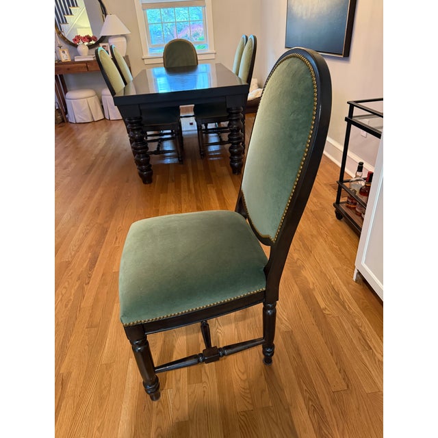 Textile Drexel Heritage Postobello Dining Table and Chairs For Sale - Image 7 of 10