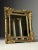 French louis xv period mirror (1715-1774) entirely gilded hand-carved wooden frame. One piece of mirror in frame is...