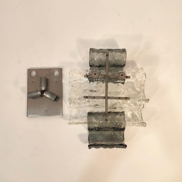Large Italian Wall Sconce from Zero Quattro, 1970s For Sale - Image 10 of 14