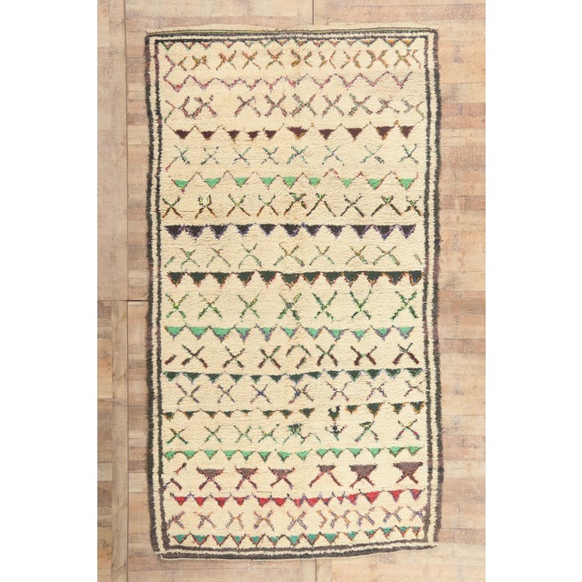 Vintage Azilal Moroccan Rug, 06'04 X 11'04 For Sale - Image 10 of 10