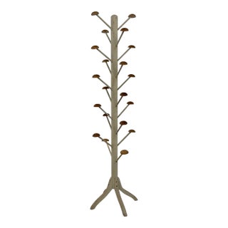 Antique Painted Pine Millner's Hat Rack For Sale