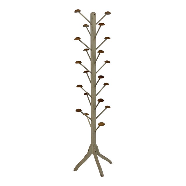 Antique Painted Pine Millner's Hat Rack For Sale
