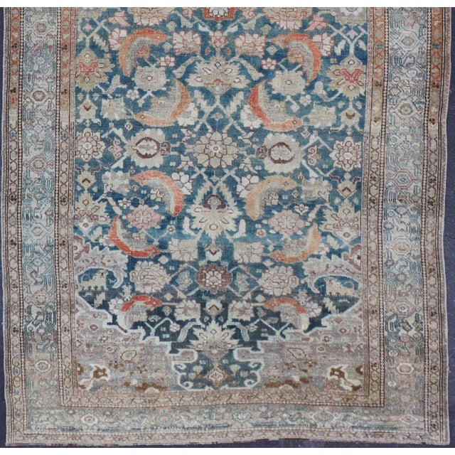 Antique Hand Knotted Kurdish Gallery Runner in All-Over Geometric Design 5'8 X 14'2 For Sale - Image 4 of 12