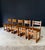 1950s Mid-Century Handcrafted Oak Dining Chairs, Belgium, 1950s, Set of 5 For Sale - Image 5 of 18