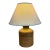 Mid 20th Century Rustic Textured Rope Table Lamp For Sale