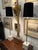 Mid-Century Modern 1970s Mid Century Modern Elongated Chrome & Marble Table Lamps - A Pair For Sale - Image 3 of 7