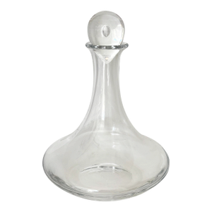 Vintage Steuben Glass Teardrop Ships Decanter