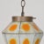 Mid-Century Modern 1960s Feders Felipe Delfinger Orange Art Glass Pendant Shade For Sale - Image 3 of 6