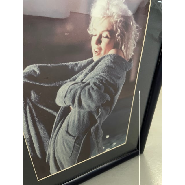 Vintage Marilyn Monroe Hollywood Pool Blue Robe Nude Framed Prints Lawrence Schiller 1962 For Sale In Palm Springs - Image 6 of 8