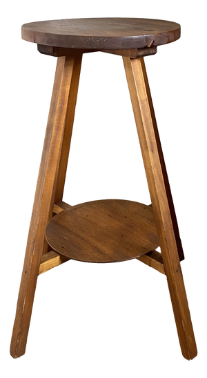 Vintage Wooden Side Table, 1960s