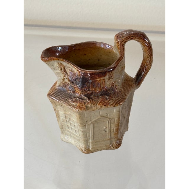 Early 19th Century Early 19th Century Brampton Salt Glaze Stoneware Pitcher For Sale - Image 5 of 12