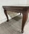Brown Vintage French Provincial Louis XV Style Parquetry Top Draw Leaf Dining Table For Sale - Image 8 of 13