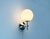 Mid-Century Modern Swiss Space Age Type 1802 Chrome Sconce by E.R. Nele for Temde, 1960s For Sale - Image 6 of 16