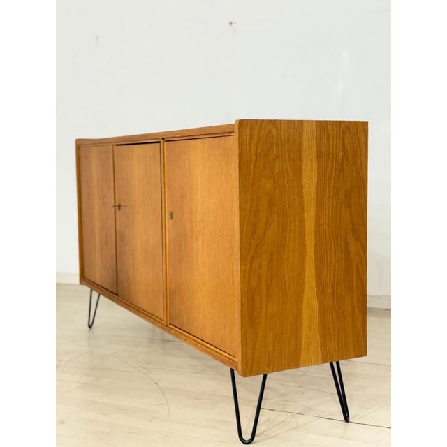 Mid-Century Modern Sideboard in Oak For Sale - Image 10 of 14