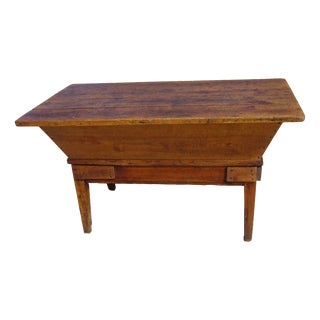 Oak Kneader on Removable Base, 1800s For Sale