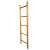 Natural wood stick ladder finished with clear sealer. Lightweight and each is unique in natural shape, coloring, and...